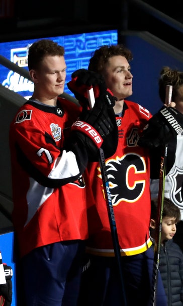 Tkachuk brothers share first All-Star Game in their hometown